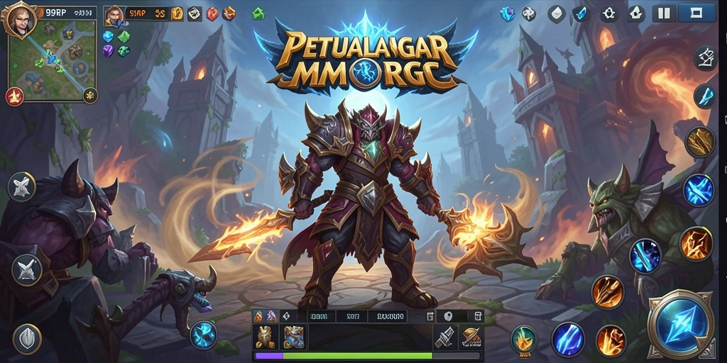 Gameplay 99RP yang menampilkan pertarungan seru dan petualangan.