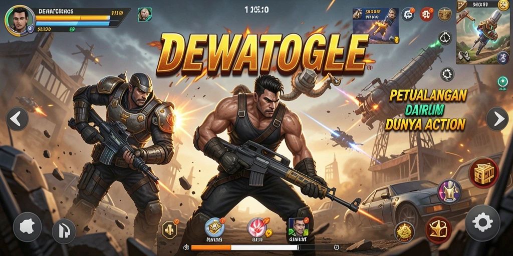 Tampilan gameplay seru dan mendebarkan di DEWATOGEL.