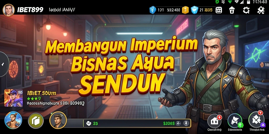 Tampilan menarik dari gameplay IBET899 dalam menciptakan bisnis Tycoon.