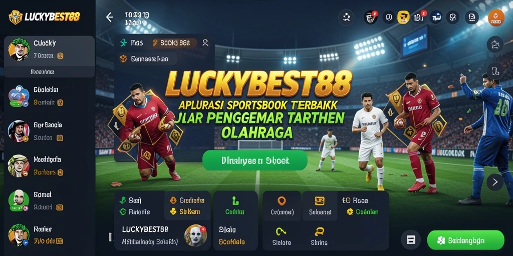 Antarmuka yang menarik dan mudah digunakan untuk taruhan olahraga.
