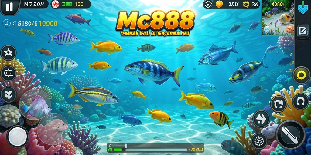 Tangkapan ikan besar dalam gameplay MC888 yang seru.