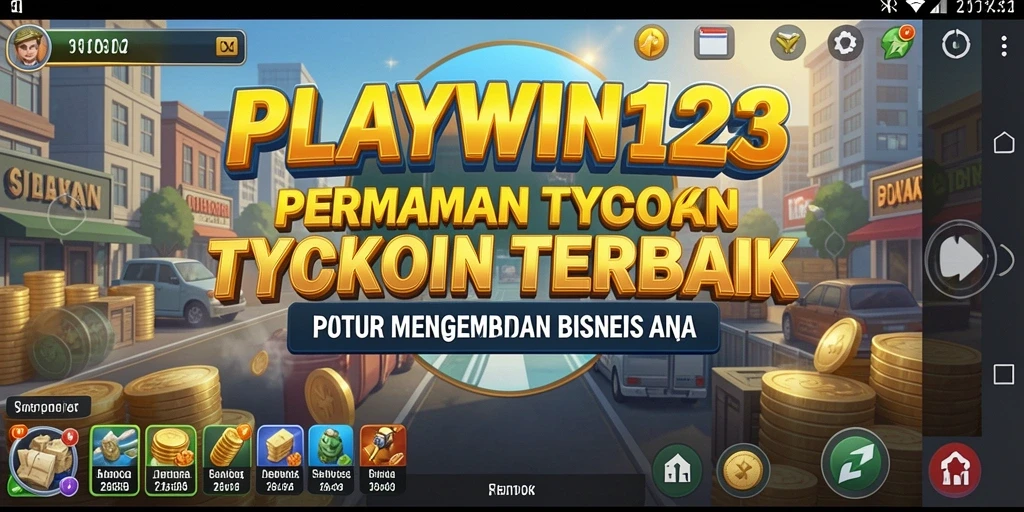Tampilan aksi gameplay di dunia Tycoon yang menarik.
