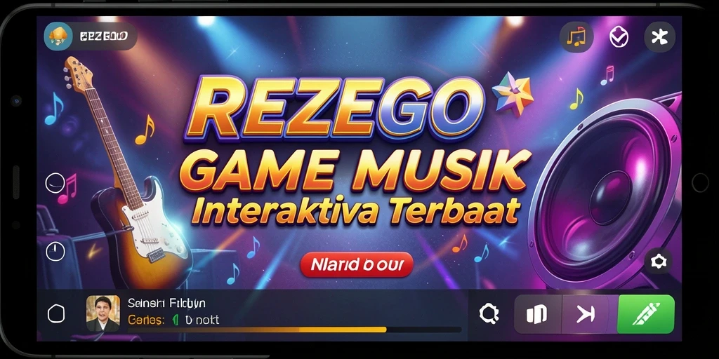 Tampilan gameplay REZEGO yang interaktif dan menarik.