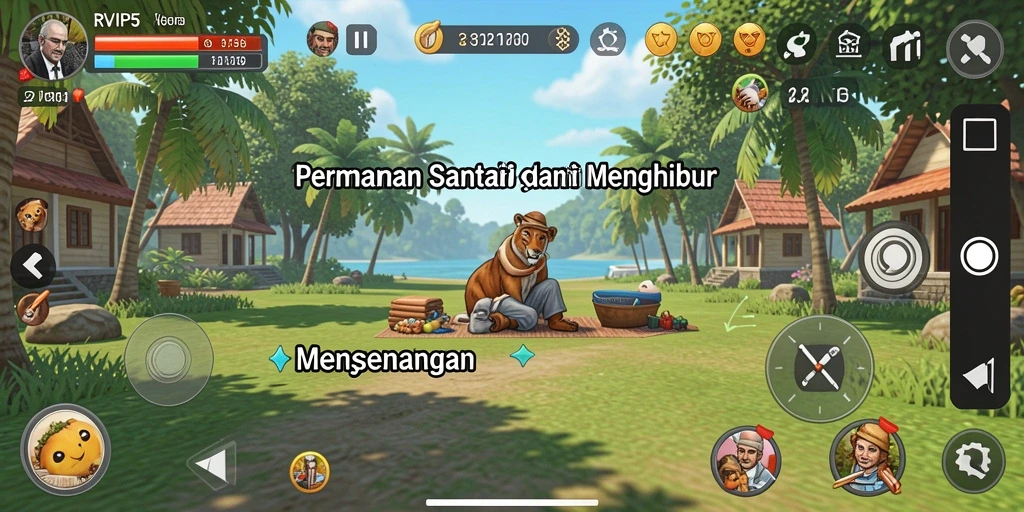 Tampilan menarik dari gameplay RVIP5 yang mengasyikkan.