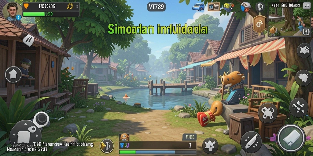 Tampilan screenshot utama VT789 menunjukkan keseruan gameplay Simulation.